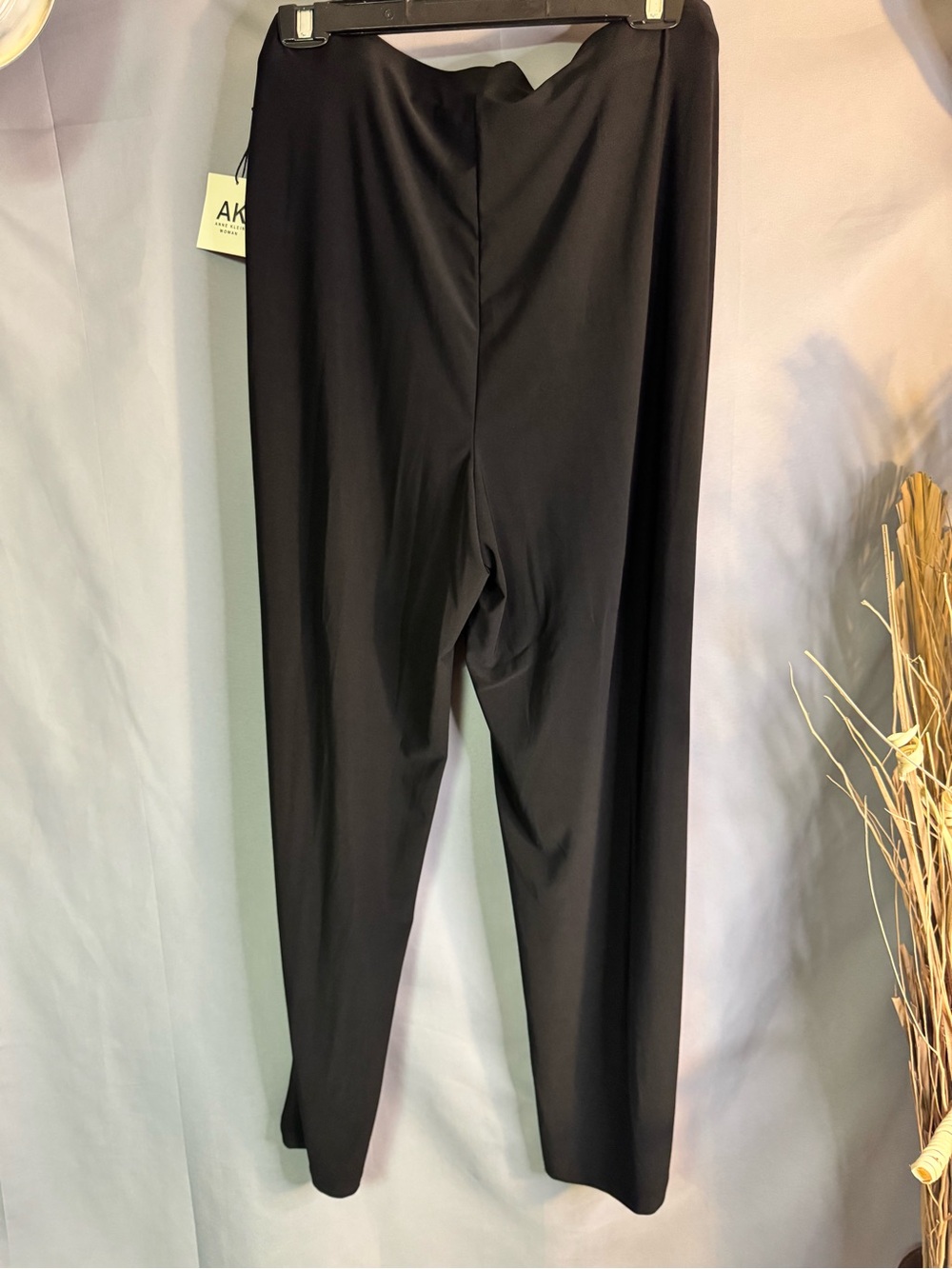 Anne Klein Black Straight Leg Pants